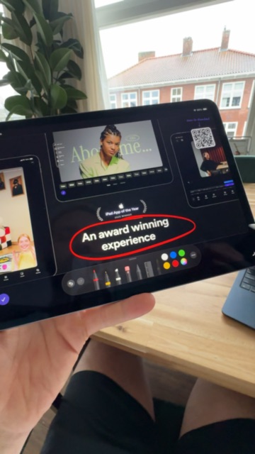 Turn Slides into a Video on iPad