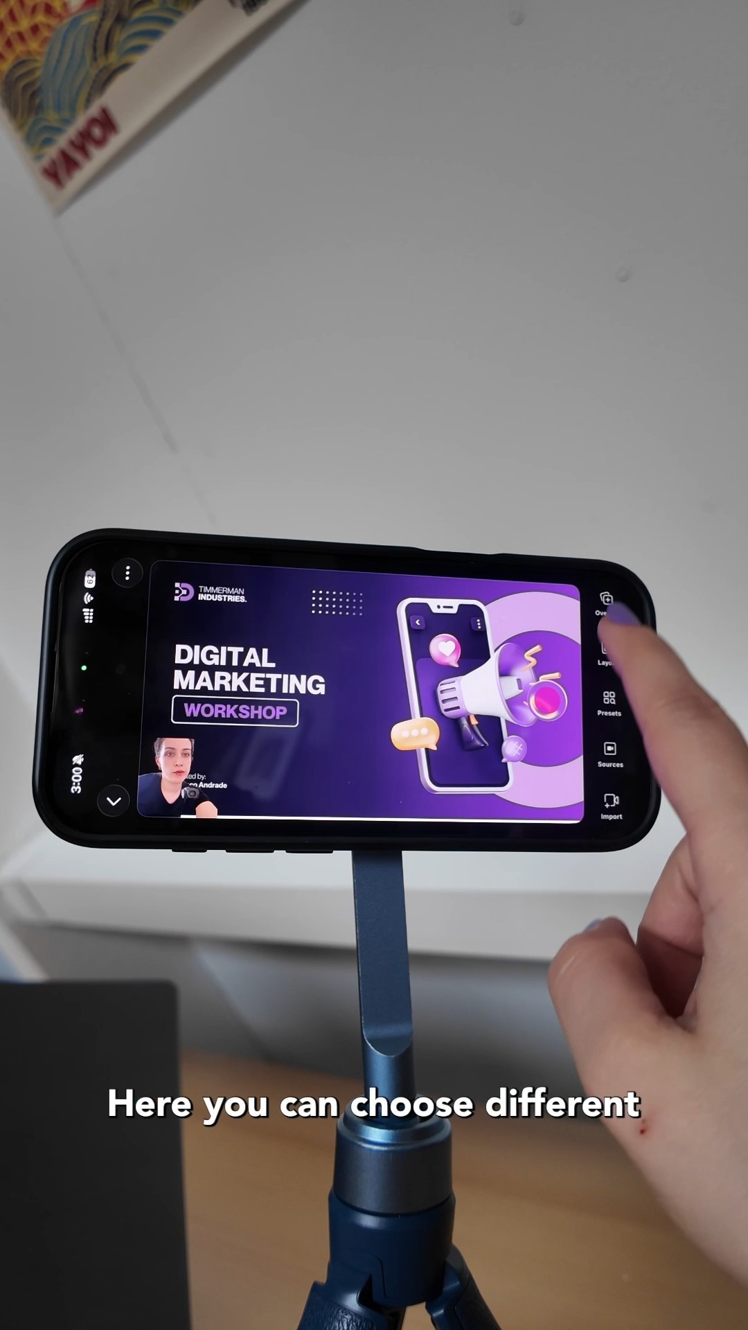 Record Yourself with Slides on iPhone